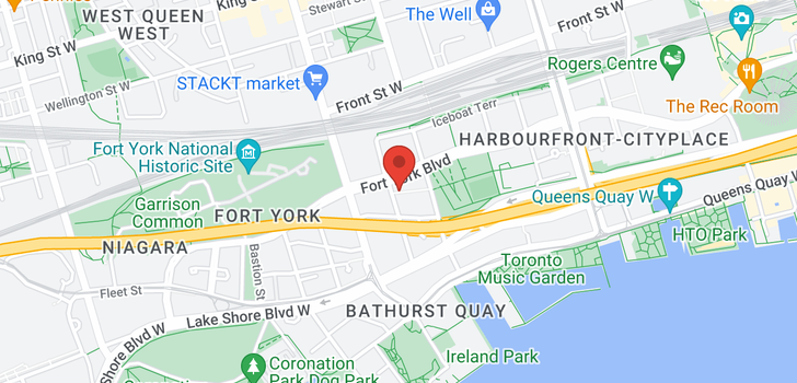 map of #3806 -85 QUEENS WHARF RD